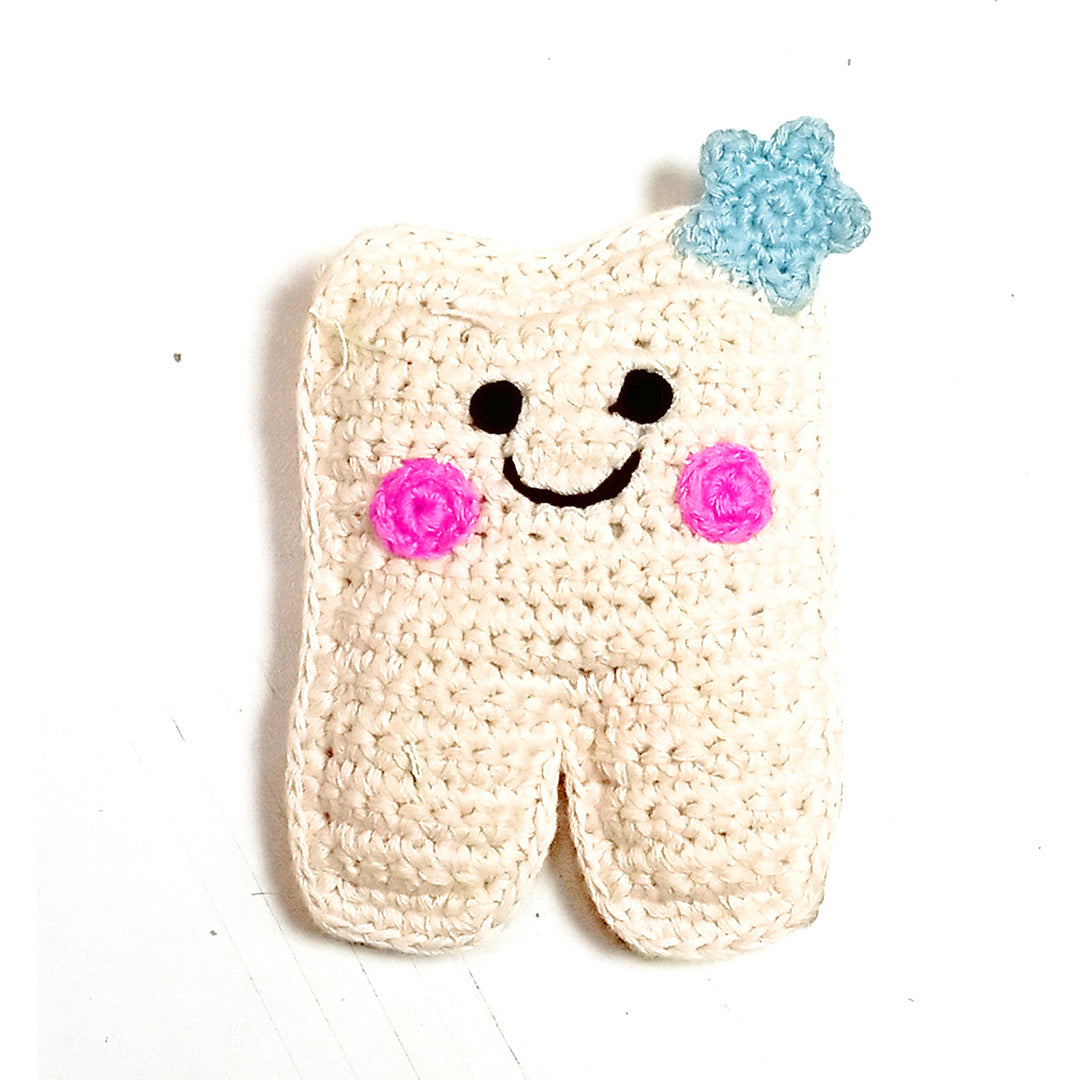 Friendly Plush Tooth Toy