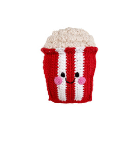 Fluffy popcorn baby rattle