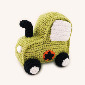 Green Tractor Rattle