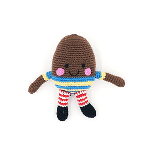 Handmade Crochet Chocolate Egg Baby Toy